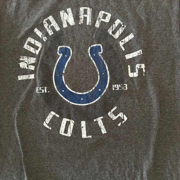 NFL Team Apparel Indianapolis Colts Football Short Sleeve Crew Tee Size Medium - Picture 3 of 8